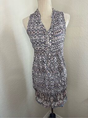 Hope & Harlow Sleeveless Boho Print Dress